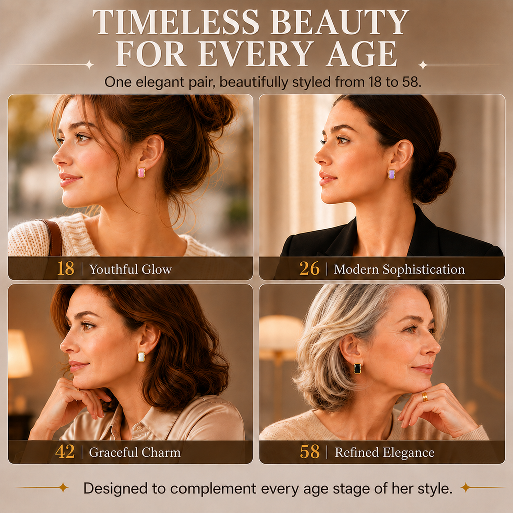 Eclipton® 14K Plated Gold Stud Earrings for Women Trendy, Dainty Hypoallergenic Earrings Unique for Party Daily Office Wear